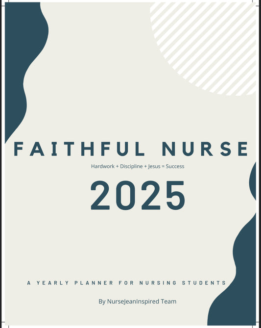 Faithful Nurse: Digital Planner (PDF Format)